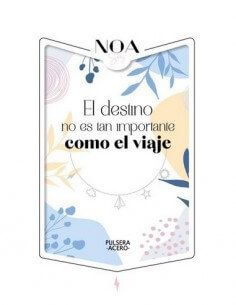 PULSERA DE ACERO PLATEADA -...