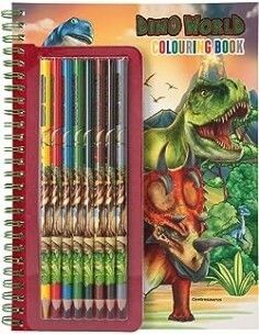 DINO WORLD LIBRO DE COLOREAR