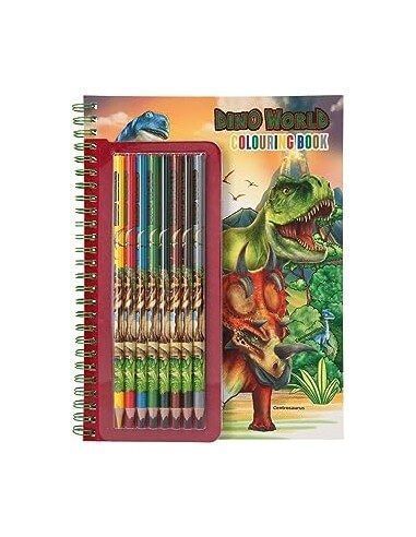 DINO WORLD LIBRO DE COLOREAR