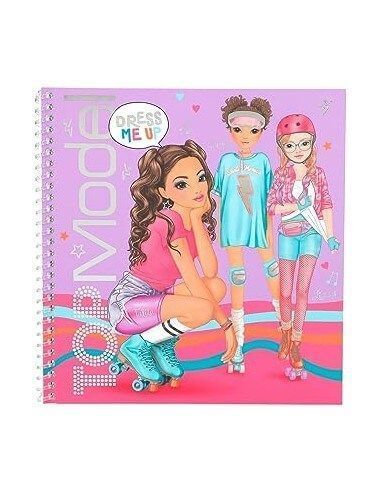 CUADERNO CON CALCOMANÍAS TOP MODEL