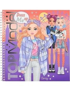 Cuaderno con calcomanías...