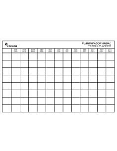 Pizarra Planificador Anual Rocada SkinPlanner 75x115