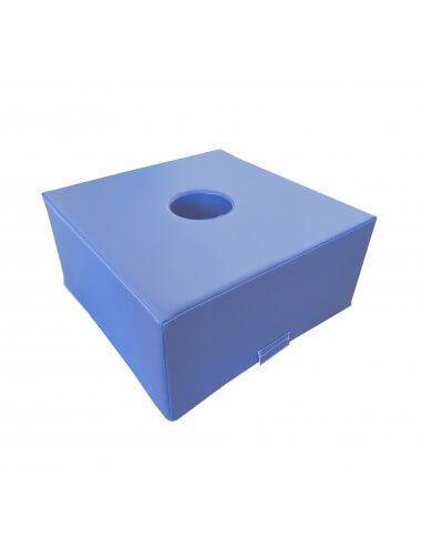 Base para tubo de burbujas
