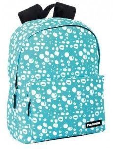 MOCHILA JR BUBBLE TURQUESA