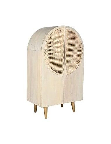 APARADOR MANGO RATAN 80X45X140 NATURAL