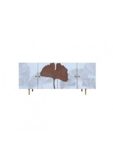 BUFFET MANGO METAL 177X45X75 HOJA BLANCO