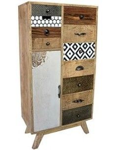 CAJONERA MANGO METAL 55X30X110