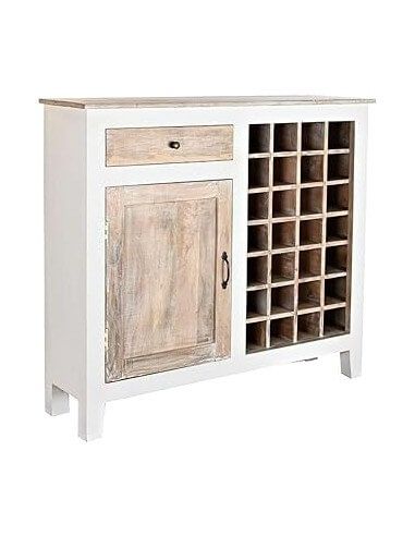 BOTELLERO MANGO 111X30X102 BLANCO