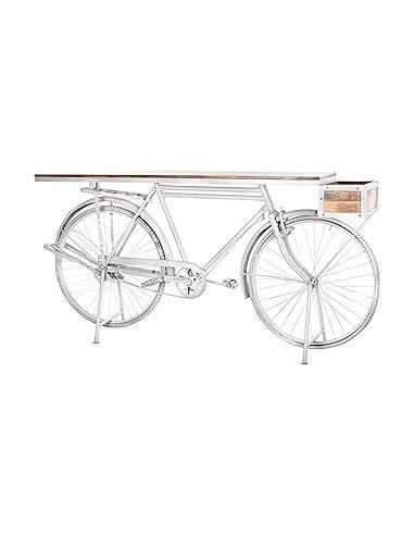 CONSOLA HIERRO MANGO 195X40X91 BICICLETA