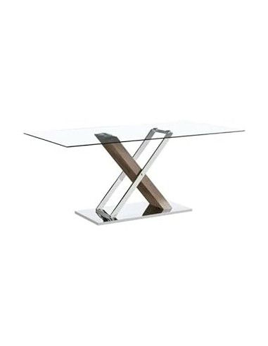 MESA COMEDOR ACERO MDF 180X100X78...