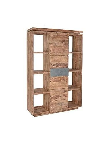 ESTANTERIA SHEESHAM 120X40X185 NATURAL