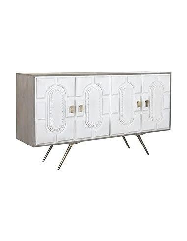 BUFFET MANGO METAL 152X43X84 BLANCO
