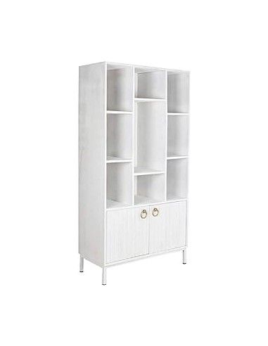 ESTANTERIA MANGO METAL 90X40X180 BLANCO