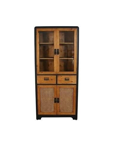VITRINA ABETO CRISTAL 80X40X175...