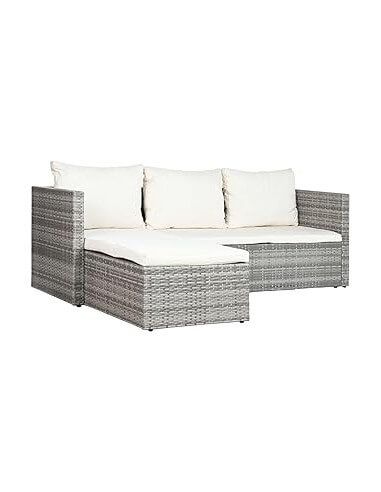 SOFA SET 2 RATAN SINTETICO POLIESTER...