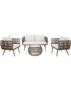 SOFA SET 4 RATAN SINTETICO...
