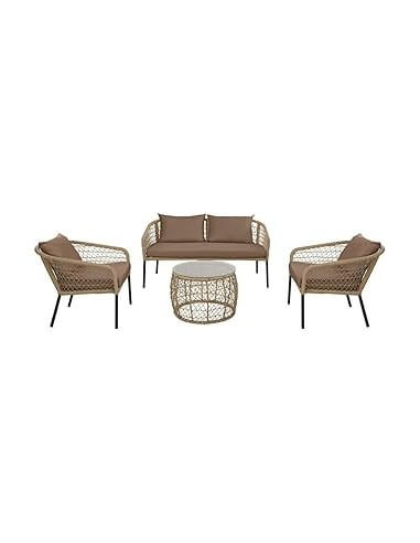SOFA SET 4 RATAN SINTETICO...