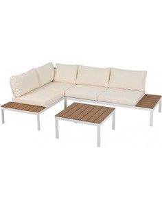 SOFA SET 2 ACERO 228X73X79...