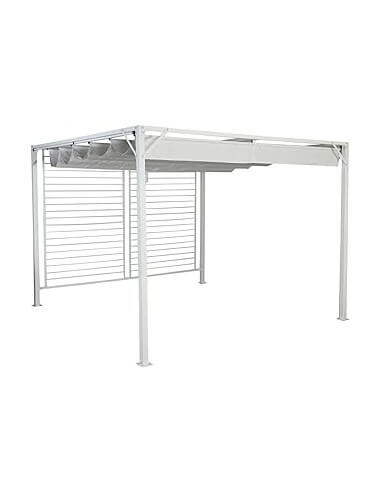 PERGOLA ACERO POLIESTER 296X296X225...