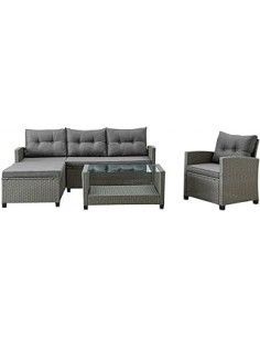 SOFA SET 4 RATAN SINTETICO...