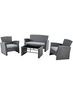 SOFA SET 4 RATAN SINTETICO...