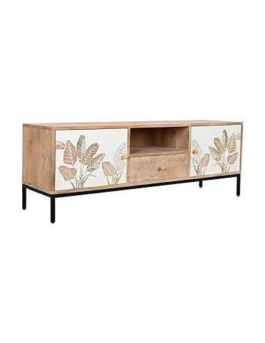 MUEBLE TV MANGO METAL 140X40X50 HOJA...