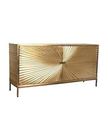 BUFFET MANGO LATON 160X40X80 DORADO