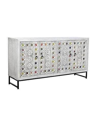 BUFFET MANGO CERAMICA 150X38X80 GRIS