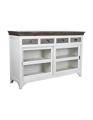 BUFFET MANGO CRISTAL 165X45,7X105,4 GRIS