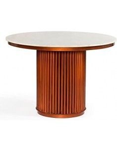MESA COMEDOR MARMOL METAL...