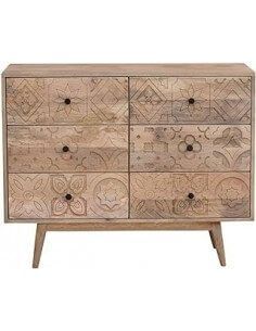 COMODA MANGO 100X40X80 NATURAL