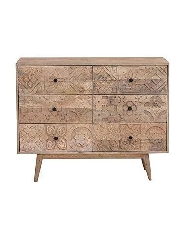 COMODA MANGO 100X40X80 NATURAL