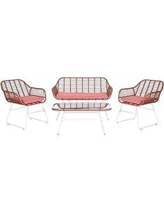 SOFA SET 4 RATAN SINTETICO...
