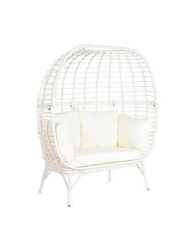 SILLON RATAN SINTETICO ACERO...