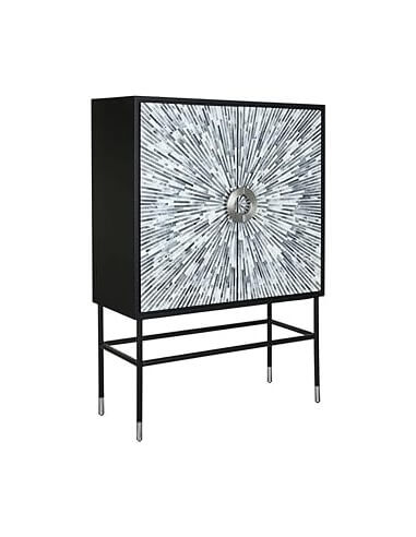 APARADOR HUESO RESINA 100X40X140...