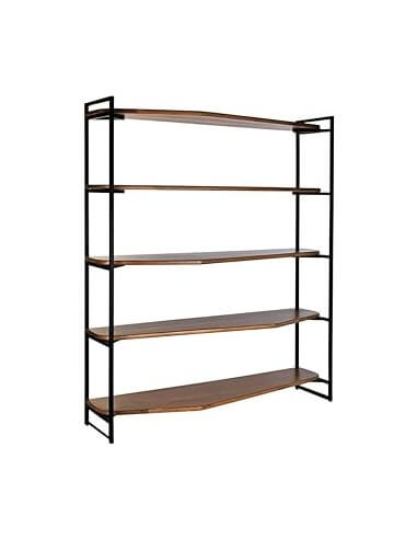 ESTANTERIA MANGO METAL 150X40X181 NEGRO