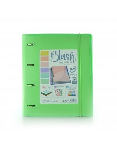 Carpeta y block a4 "blush" surtido
