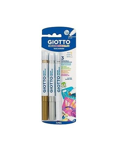 Giotto pack de 3 rotuladores colores...