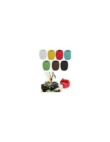Rafia de papel color rojo 4mm x 30 m