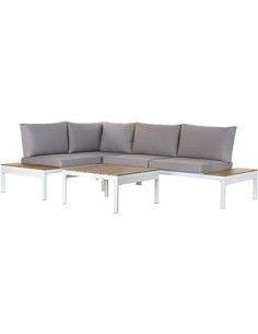 SOFA SET 2 ACERO 228X155X79...
