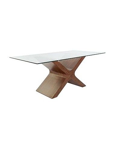 MESA COMEDOR CRISTAL MDF 180X100X76...