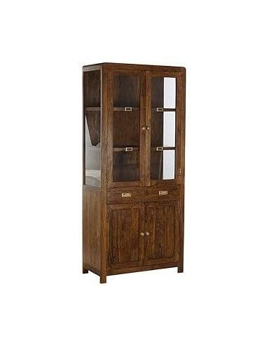 VITRINA ACACIA CRISTAL 85X42X190...