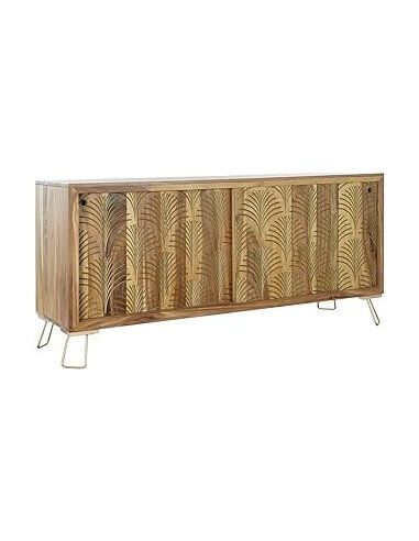 BUFFET SHEESHAM METAL 160X45X75 HOJA...