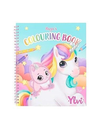 Ylvi libro de colorear con unicornio