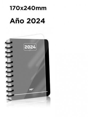 AGENDA 2024 DÍA PÁGINA TAPA PLÁSTICO...