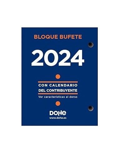 BLOQUE CALENDARIO BUFETE  85x110 MM...