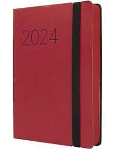 AGENDA LISA F4 2024 COLOR ROJO