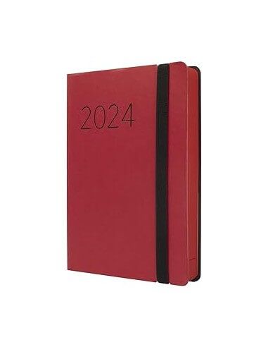 AGENDA LISA F4 2024 COLOR ROJO