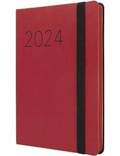 AGENDA LISA F4 2024 COLOR ROJO