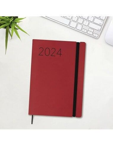 AGENDA  LISA FA5 2024 COLOR ROJO